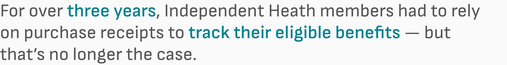 we provide statement